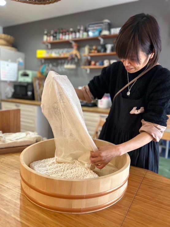 [麹づくりの様子]